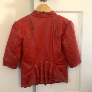 Real leather jacket